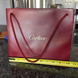 Cartier shopping bag